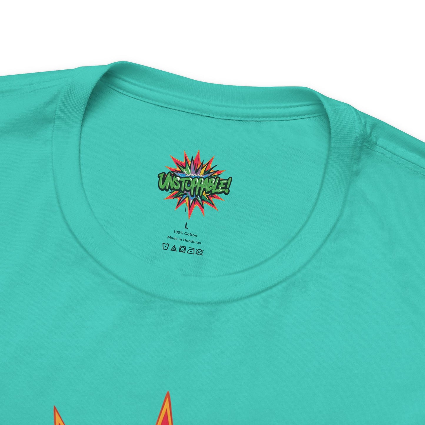 Unisex Jersey Tee - Unstoppable Graphic Design Shirt - Motivation and Fitness