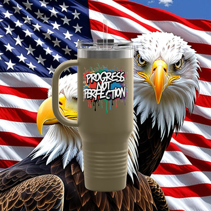 💥Inspirational   💥 Vibrant    💥 Durable  💥 Stainless Steel  💥 Insulated   💥 Travel Mug-Tumbler  💥 40oz    💥 Leak-Proof  Lid 💥  8  Different  Colors To  Choose  From 💥 Motivation On The Move 💥