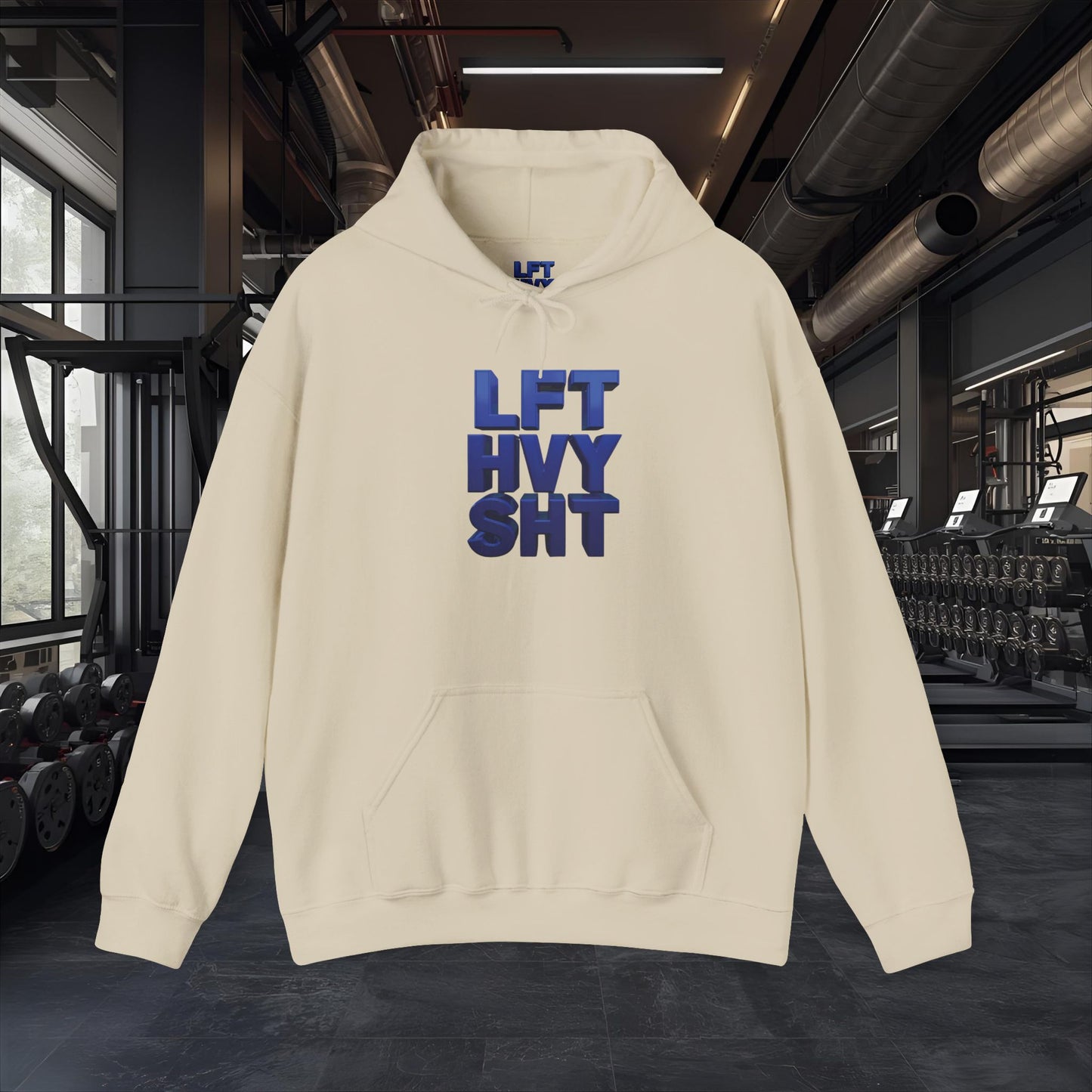Lift Heavy Shit - LFT HVY SHT - Gym Hoodie - Bold Fitness Pullover - Unisex S-5XL