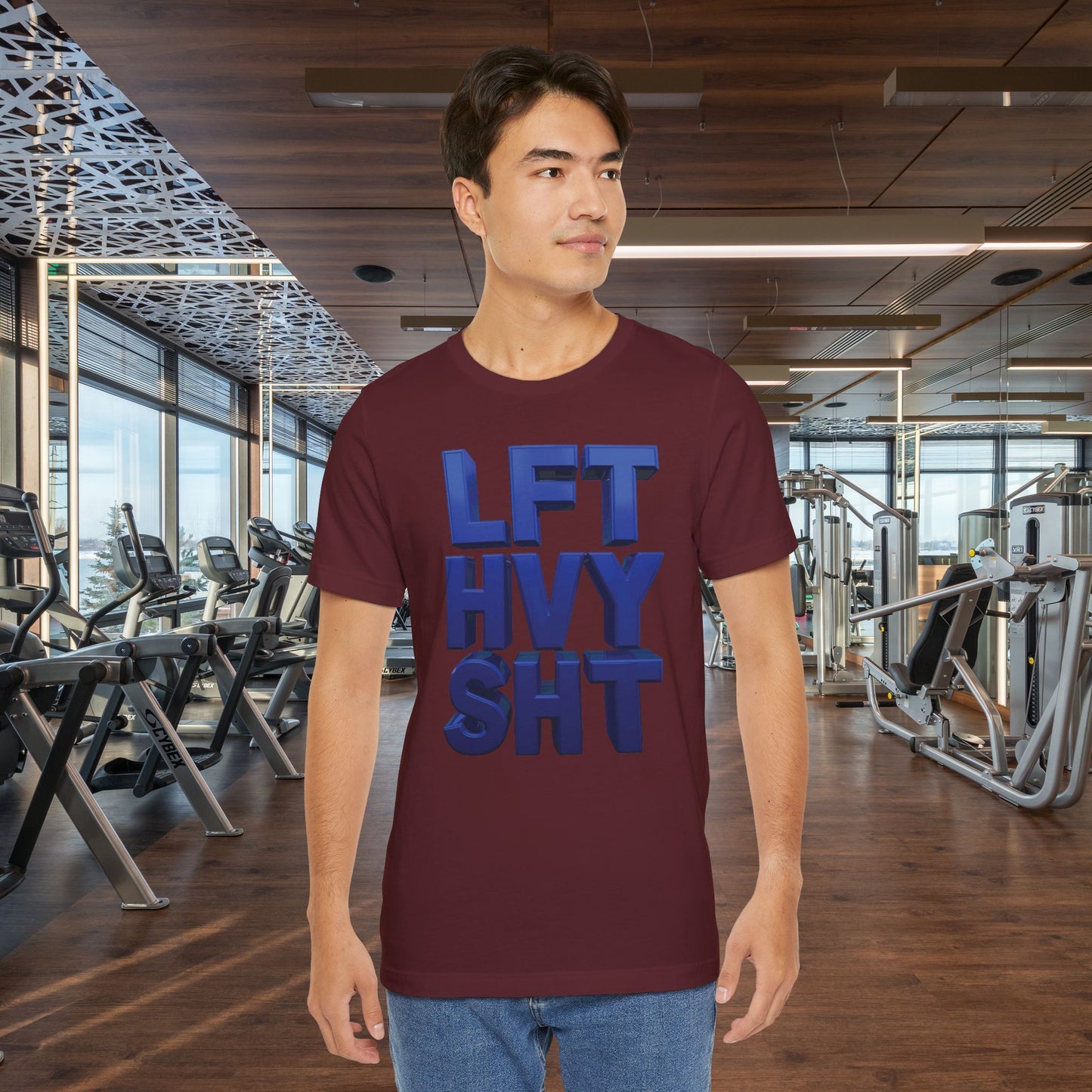 LFT HVY SHT - Lift Heavy Shit - Bold 3D Gym Tee - Fitness