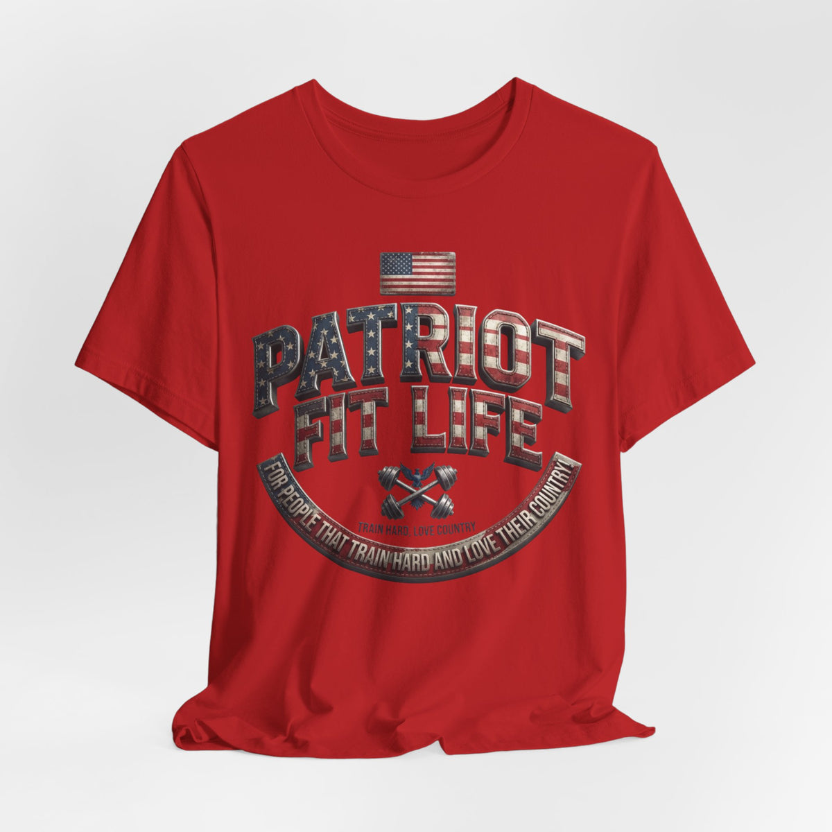 Patriot Fit Life Tee — American Flag Fitness T-Shirt