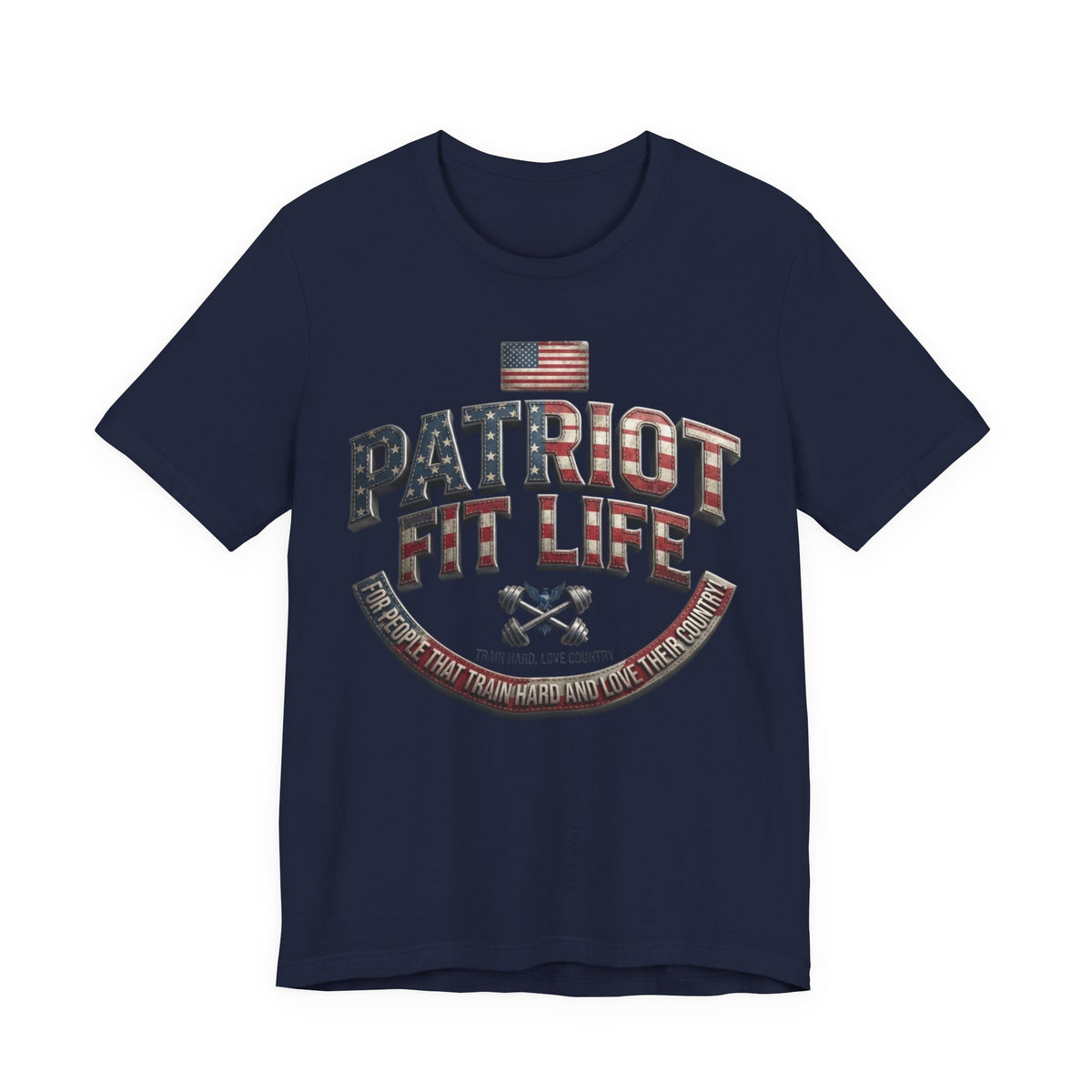 Patriot Fit Life Tee — American Flag Fitness T-Shirt