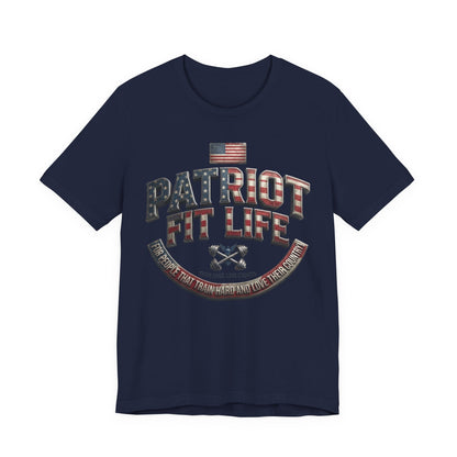 Patriot Fit Life Tee — American Flag Fitness T-Shirt