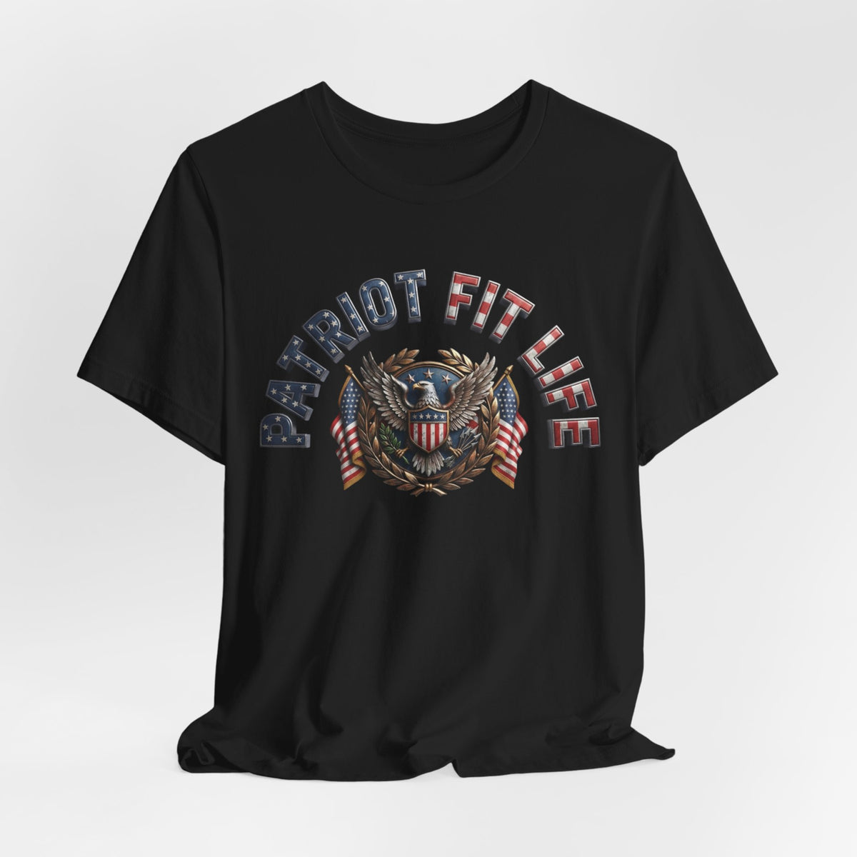 Patriot Fit Life Tee - American Eagle Flag Graphic T-Shirt
