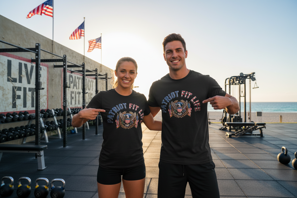 Patriot Fit Life Tee - American Eagle Flag Graphic T-Shirt