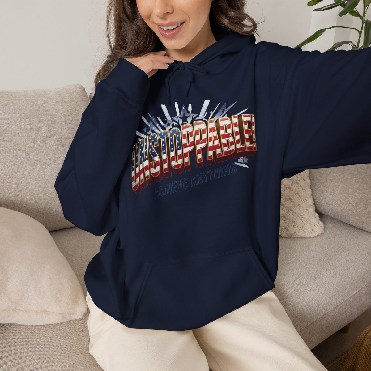 UNSTOPPABLE! Hoodie — Patriot Fit Life Graphic Sweatshirt | LIVE FIT