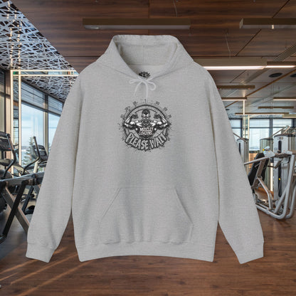 Unisex - Muscles Loading…Please Wait - Heavy Blend™ Hooded Sweatshirt - Motivational Fitness Hoodie - Workout Sweatshirt - Gym Apparel - Inspirational Gift - Holiday Gift