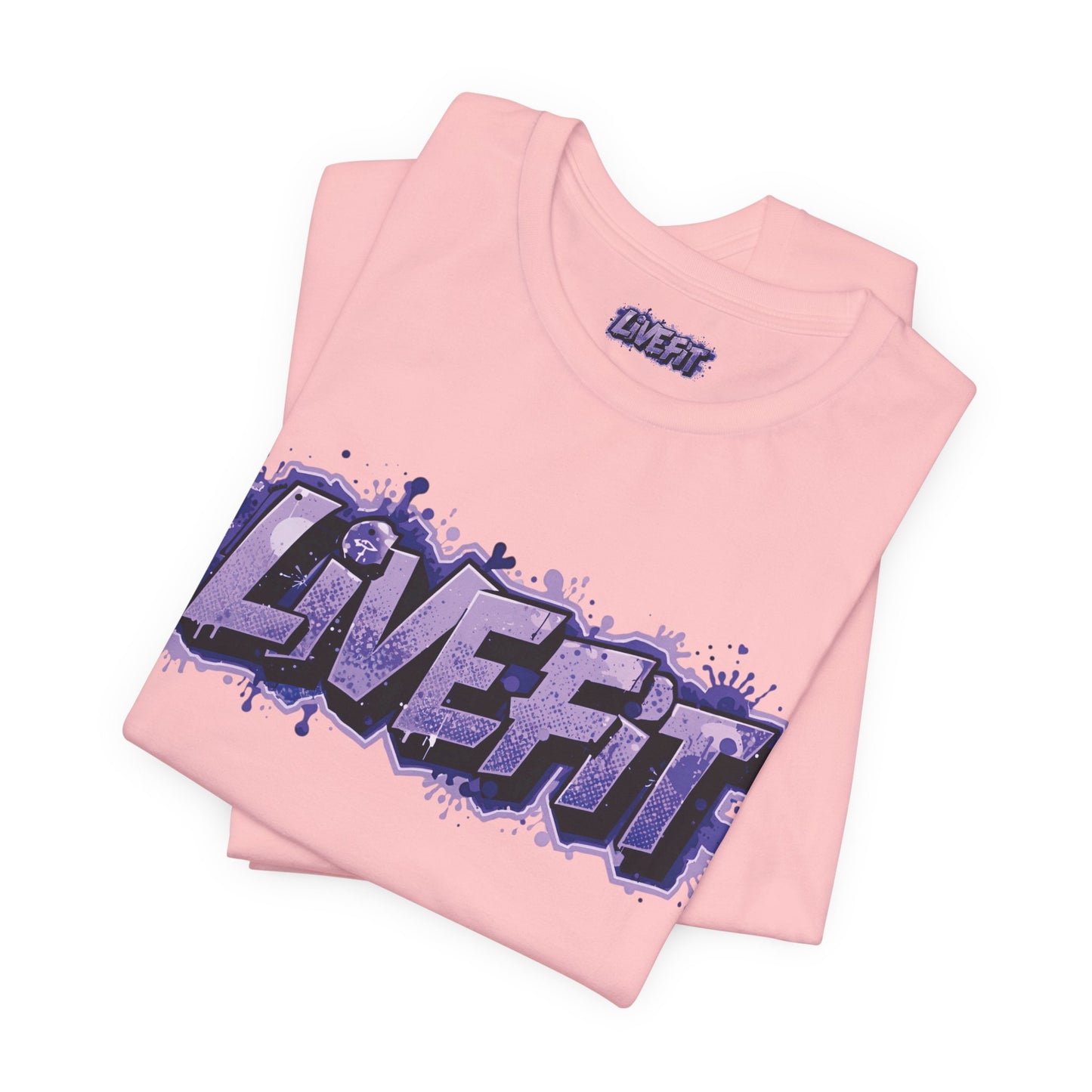 Live Fit Unisex Tee -  Fitness Shirt -  Motivational Graphic Tee -  Workout Apparel -  Casual Wear -  Gift for Gym Lovers -  Active Lifestyle -