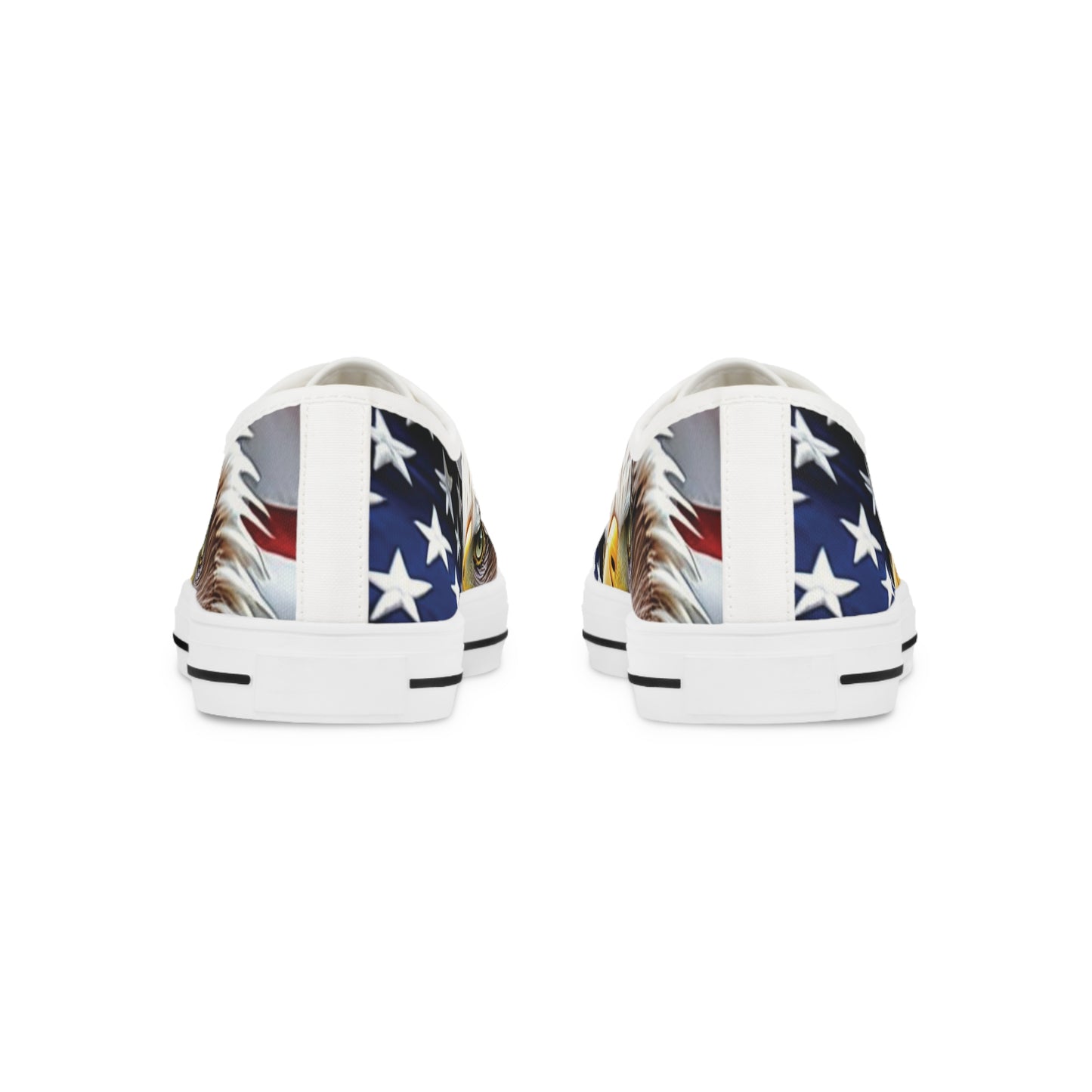 Unisex Sneakers - USA American Flag Patriotic Bald Eagle Design