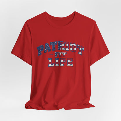 Patriot Fit Life T-Shirt | American Flag Stars & Stripes Athletic Tee