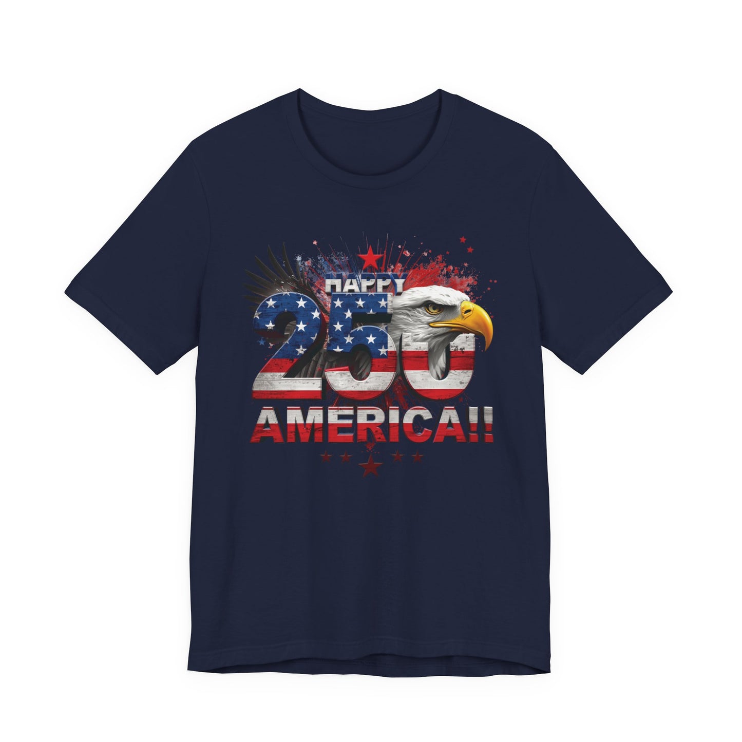 America 250th Anniversary Eagle T-Shirt | Distressed Flag Patriotic Tee