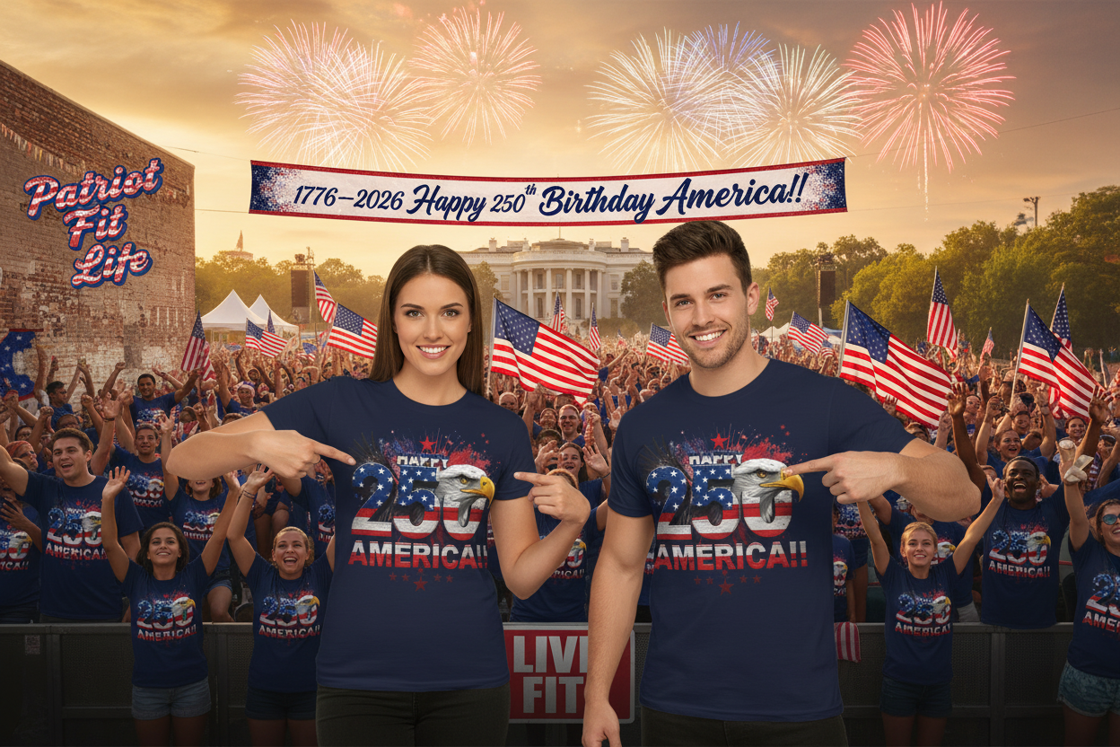 America 250th Anniversary Eagle T-Shirt | Distressed Flag Patriotic Tee