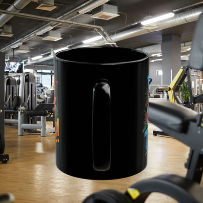 You Got This!! Motivational Mug – Glossy Black Ceramic 11oz & 15oz – Inspirational Coffee Cup for Office, Gym, Students, Friends – Microwave & Dishwasher Safe