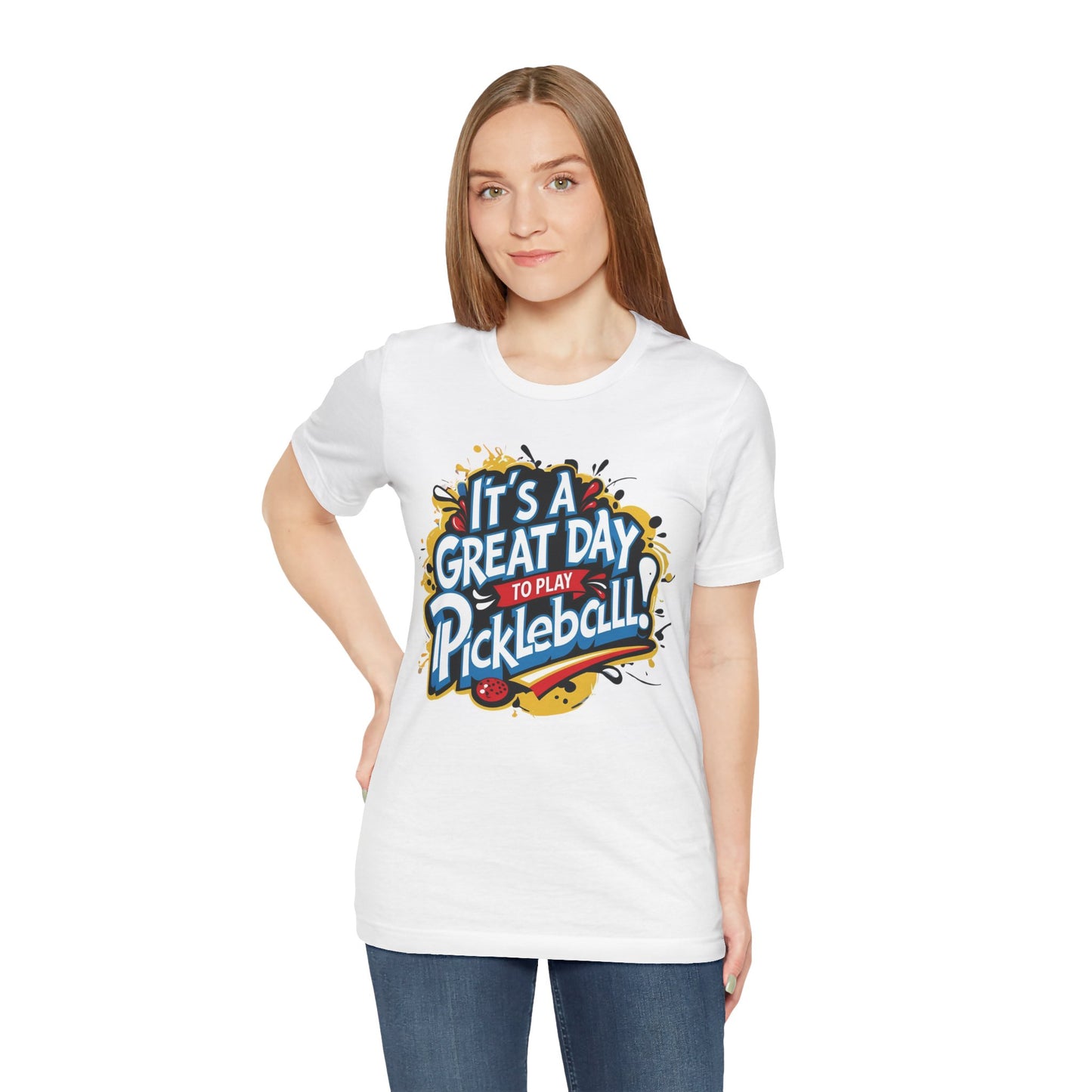 It's a Great Day to Play Pickleball T-Shirt - Unisex Graphic Tee - XS-4XL
