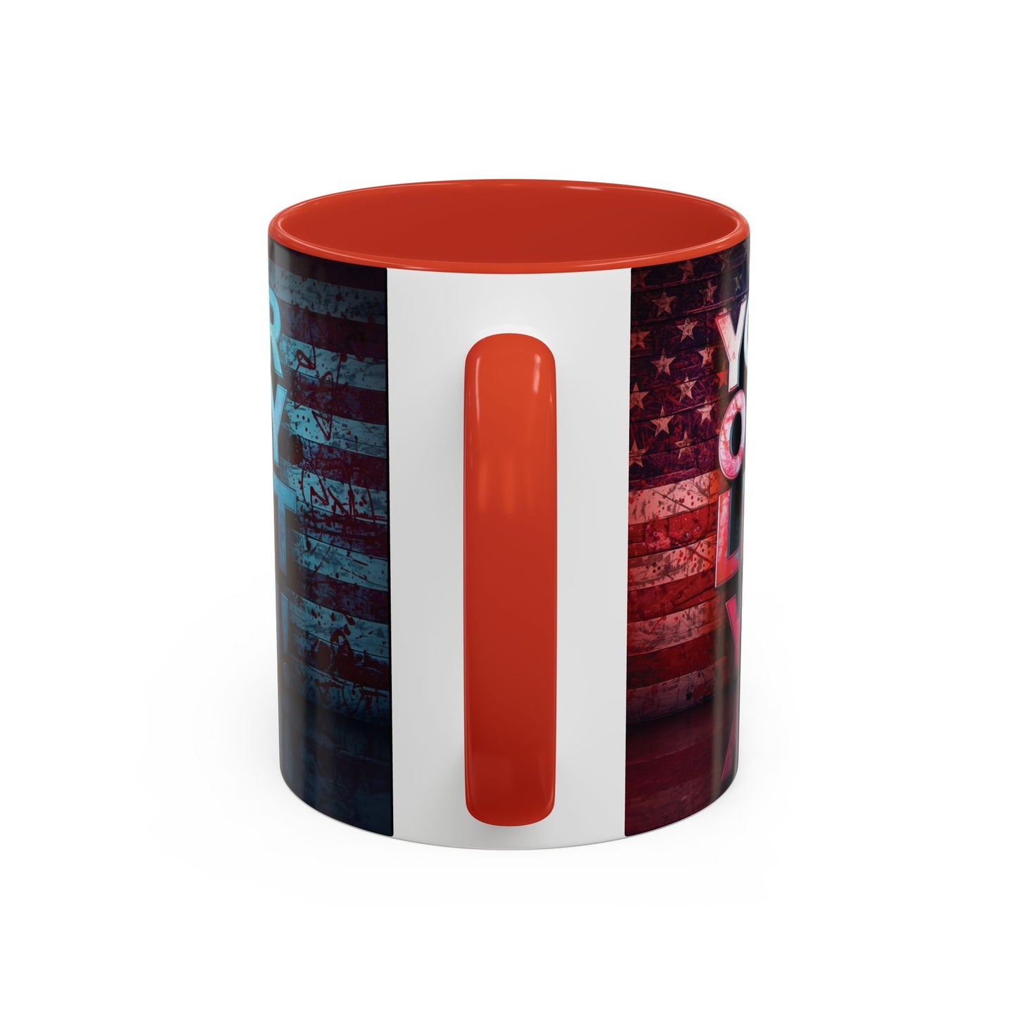 Motivational Accent Coffee Mug - Your Only Limit is You! Gift for Coffee Lovers, Inspirational Decor, Office Mug, Patriot Gift