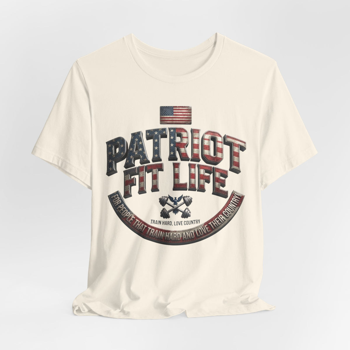 Patriot Fit Life Tee — American Flag Fitness T-Shirt