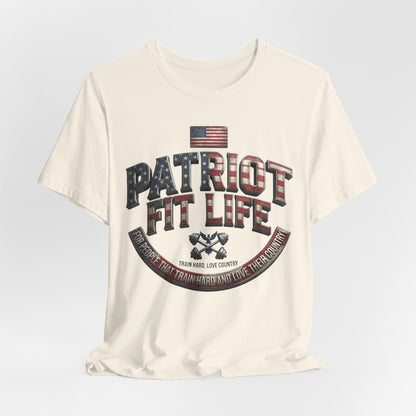 Patriot Fit Life Tee — American Flag Fitness T-Shirt