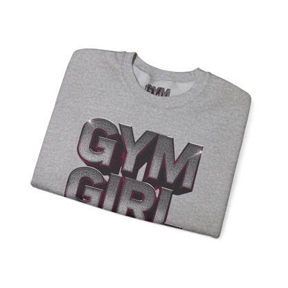 Gym Girl Crewneck Sweatshirt - Stylish Fitness Apparel - Women's Workout Sweatshirt - S-4XL