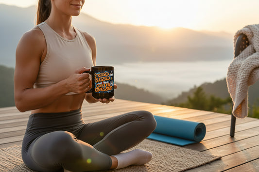 Stressed Blessed & Coffee Obsessed Travel Mug - Insulated - 11oz