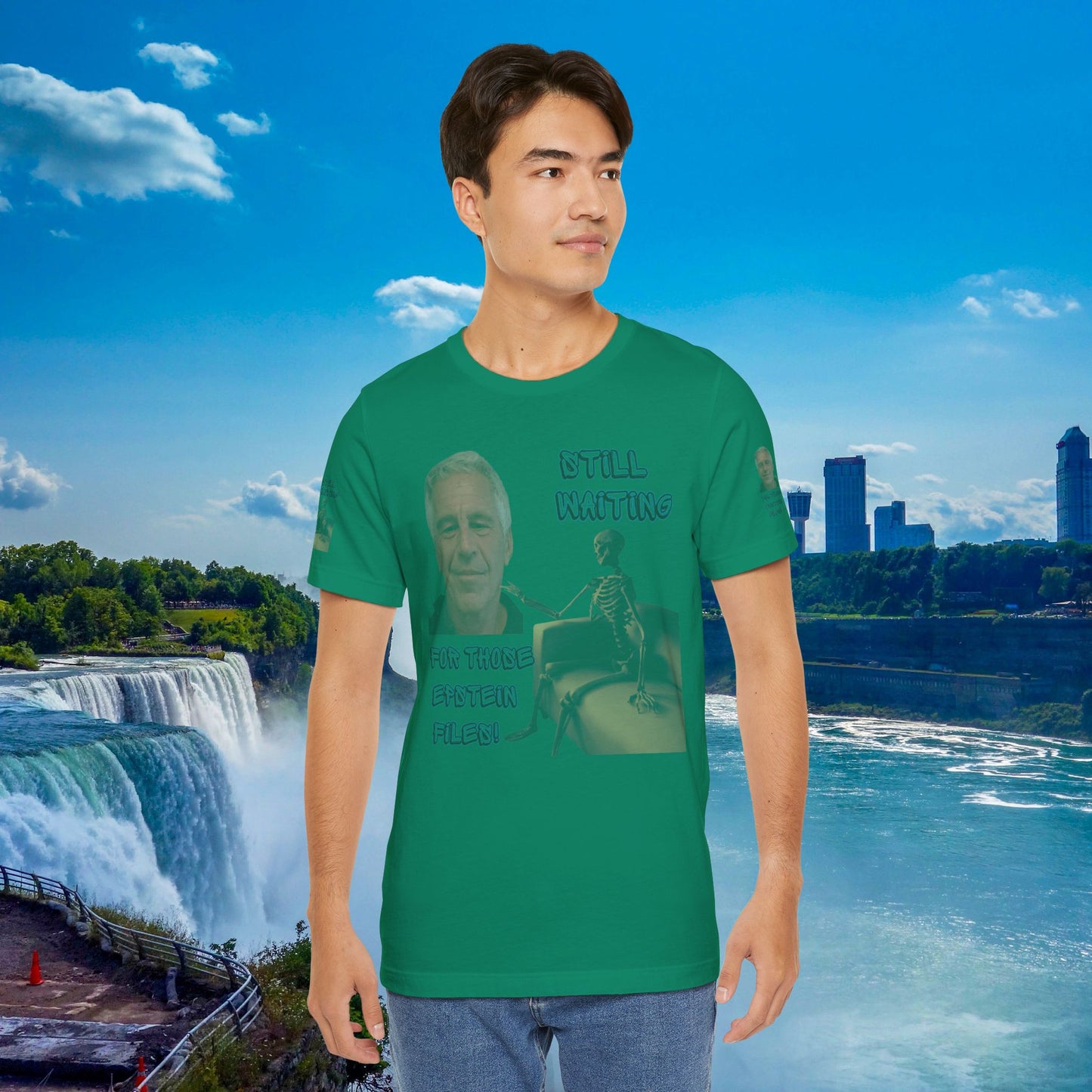 💥 Epstein T-Shirt  💥  Still  Waiting  For  Those  Epstein  Files!  💥  Sizes   XS - 5XL  💥 8  Different  Colors To  Choose  From  💥