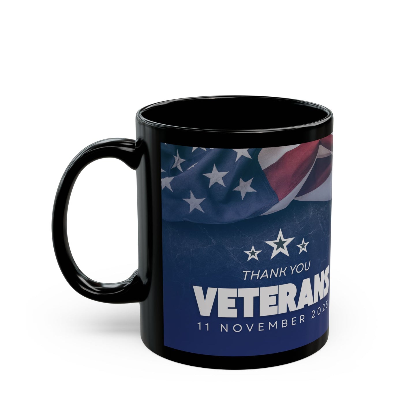 Veterans Day - Thank You Mug — American Flag Tribute (11oz/15oz)
