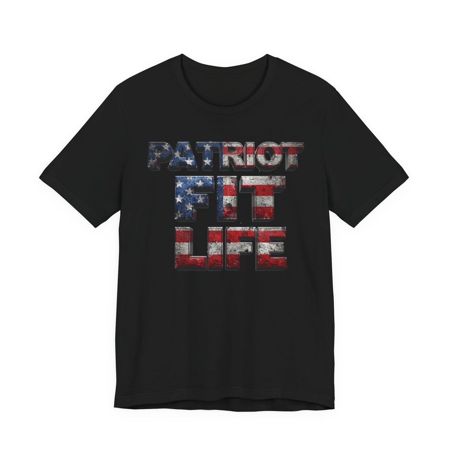 Patriot Fit Life T-Shirt | American Flag Fitness Tee – LIVE FIT