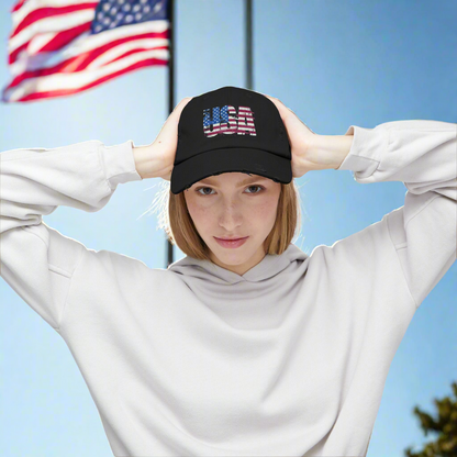 💥 Unisex 💥 USA 💥 Red White and Blue 💥 Distressed Cap 💥 One Size 💥 D Ring Closure 💥 Colors💥 Black 💥 Light Olive 💥 Scotland Blue 💥 Nickel 💥 Stone 💥 True Pink 💥