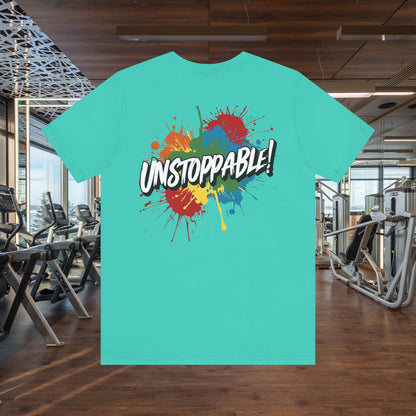 Unstoppable Design Tee - Vintage  Retro  Unisex  Tee - Classic  T-Shirt - Graphic Tee - Casual  Shirt - Short  Sleeve  Shirt