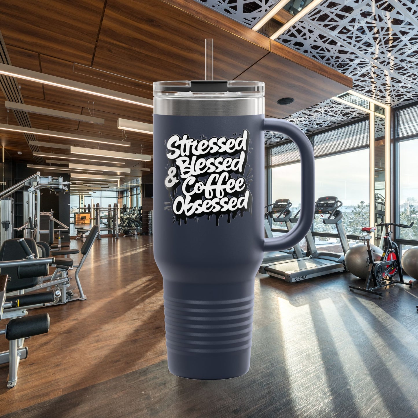 40oz. Insulated Travel Mug: Stressed Blessed, & Coffee Obsessed Print, 7 Different Color Options, Perfect Gift for Coffee Lovers, Gym Goers, Travel Enthusiasts, Holiday [...]