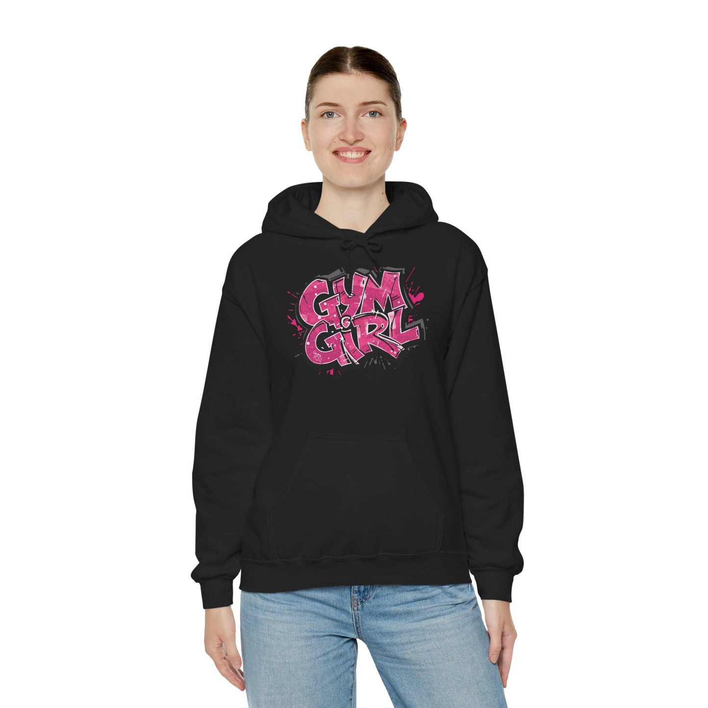 Stylish - Gym Girl Print - Hoodie - S - 5XL - Fitness -