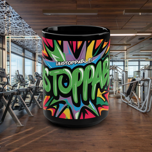 💥 Unstoppable 💥 Colorful 💥 Motivational Mug 💥 15oz  💥 Perfect for the Gym 💥 & Daily Inspiration 💥