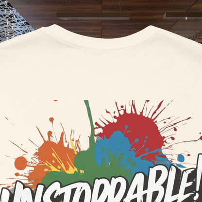 Unstoppable Design Tee - Vintage  Retro  Unisex  Tee - Classic  T-Shirt - Graphic Tee - Casual  Shirt - Short  Sleeve  Shirt