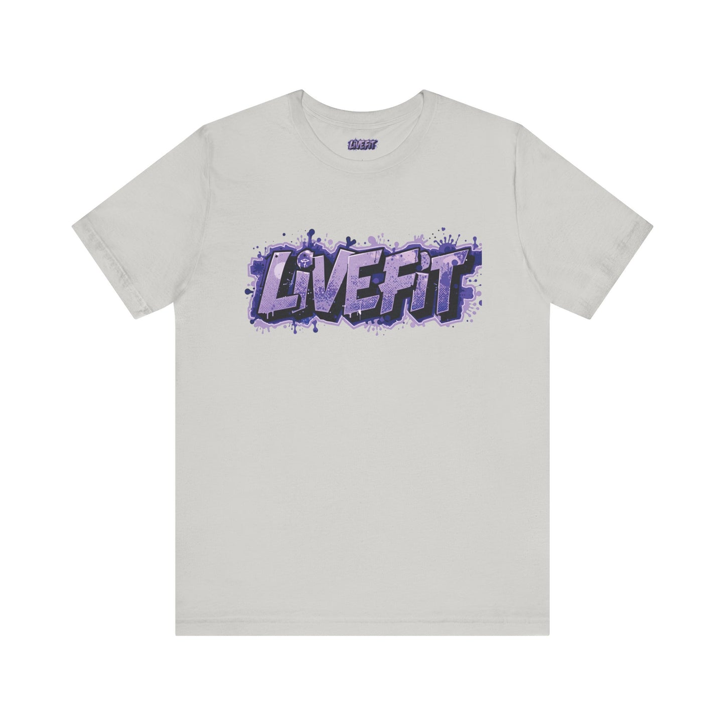 Live Fit Unisex Tee -  Fitness Shirt -  Motivational Graphic Tee -  Workout Apparel -  Casual Wear -  Gift for Gym Lovers -  Active Lifestyle -