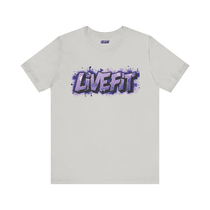 Live Fit Unisex Tee -  Fitness Shirt -  Motivational Graphic Tee -  Workout Apparel -  Casual Wear -  Gift for Gym Lovers -  Active Lifestyle -