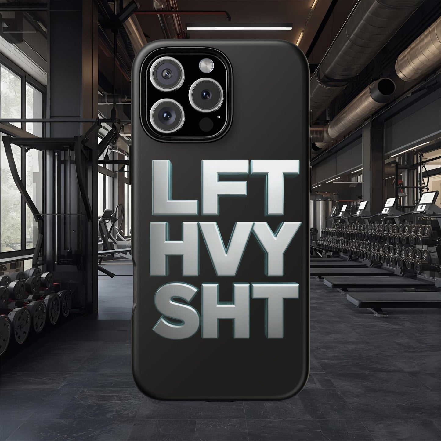 Phone Case — 'LFT HVY SHT' Bold Gym Fitness Protection Case
