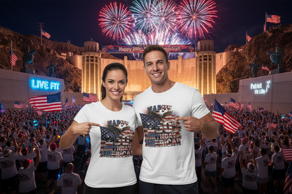 Happy 250th Birthday America T-Shirt | Patriotic Eagle & Flag 4th of July Tee
