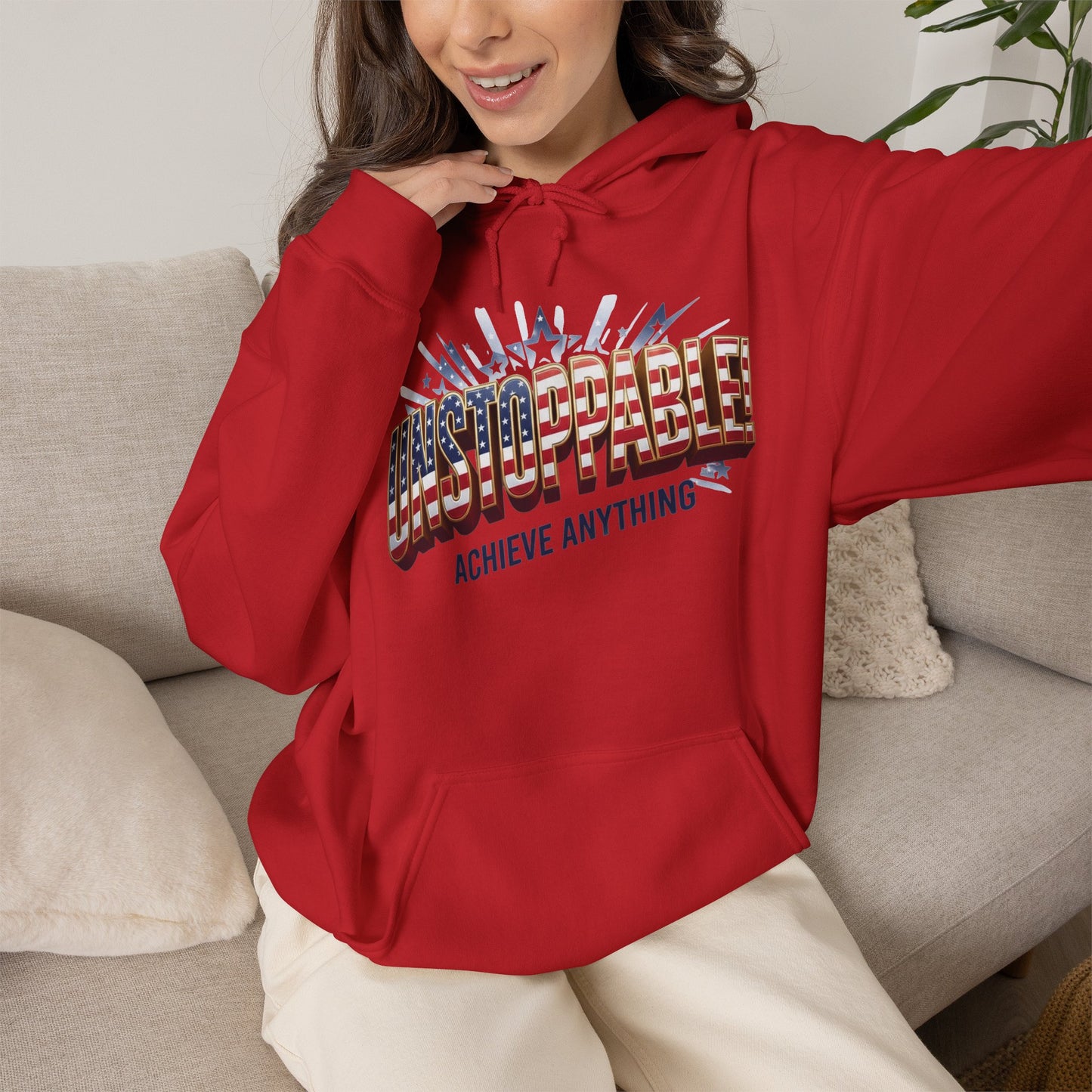 UNSTOPPABLE! Hoodie — Patriot Fit Life Graphic Sweatshirt | LIVE FIT
