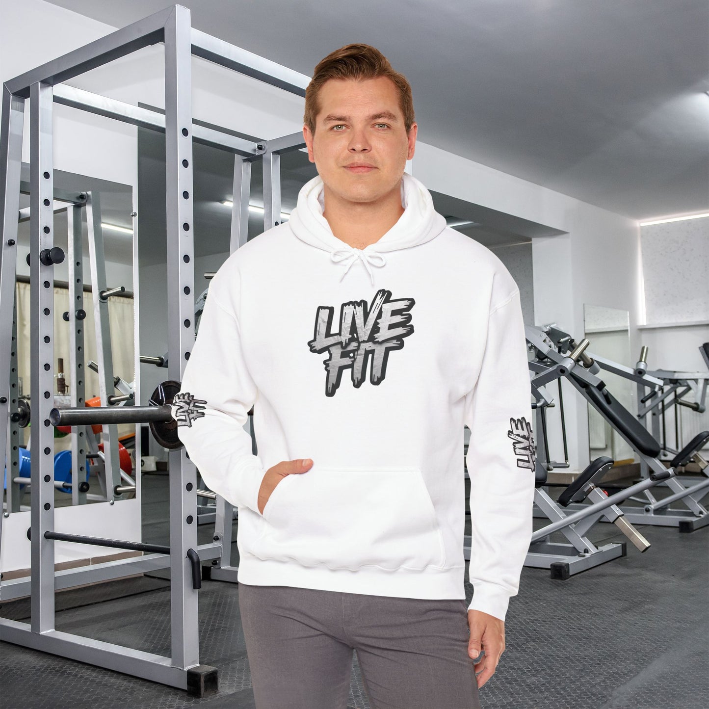 LIVE FIT Hoodie S-5XL - Unisex Heavy Blend™ Hooded Sweatshirt for Fitness Enthusiasts - Workout Apparel -  Gym Wear -  Casual Style - Gift for [...]