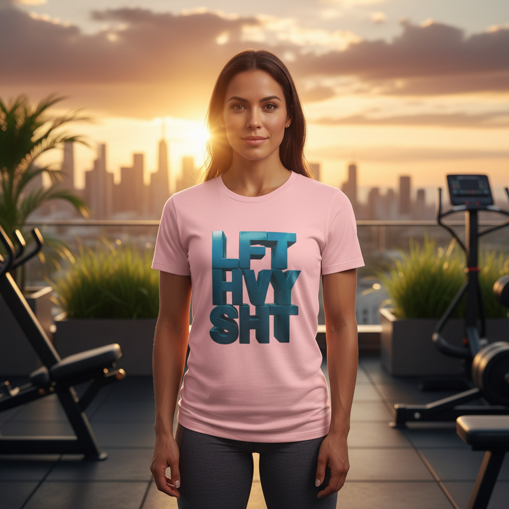 Lift Heavy Shit - LFT HVY SHT - Gym T-Shirt - Motivational Weightlifting Tee