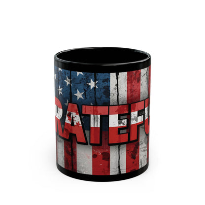 Patriotic Grateful Mug - 11oz & 15oz, Perfect Gift for Veterans, Independence Day Decor, Coffee Lovers, Home & Office