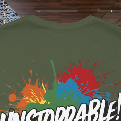 Unstoppable Design Tee - Vintage  Retro  Unisex  Tee - Classic  T-Shirt - Graphic Tee - Casual  Shirt - Short  Sleeve  Shirt