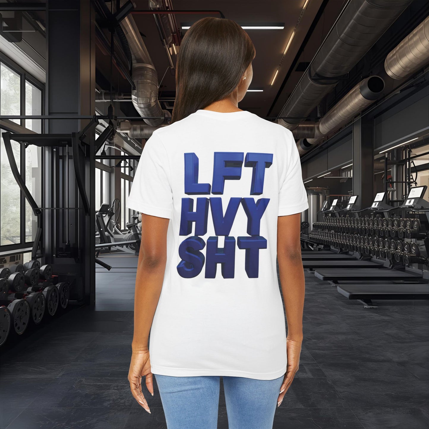 LFT HVY SHT - Lift Heavy Shit - Bold 3D Gym Tee - Fitness
