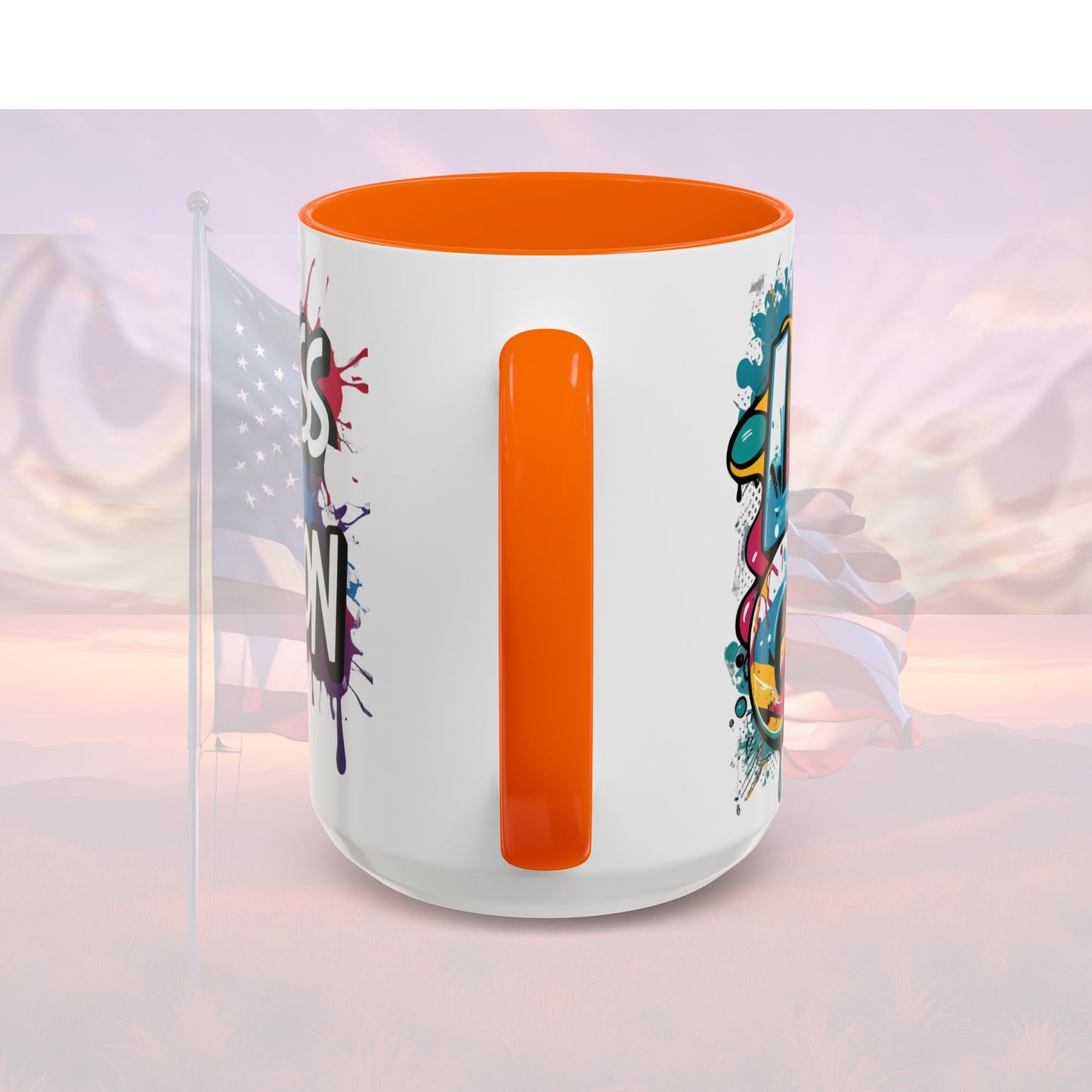 Vibrant   Ceramic  Mug    Inspirational      Let's Go!     Graffiti  Mug      Coffee Mug        Progress  Not  Perfection   Sizes   11oz  &  15oz    Birthday Gift   Graduation Gift    8  Different  Color Options