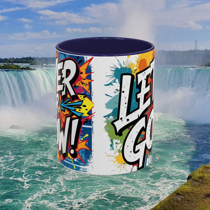 💥Vibrant  💥 Motivational 💥 Ceramic 💥 Coffee Mug 💥  Let's Go! 💥  Never or Now💥 Sizes   11oz   15oz💥  8   Different  Colors  To  Choose  From💥