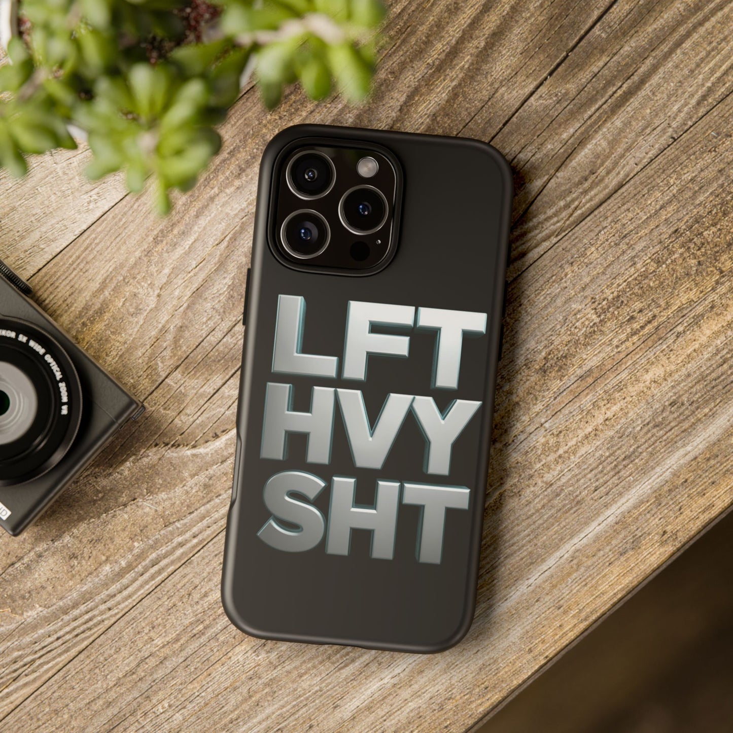 Phone Case — 'LFT HVY SHT' Bold Gym Fitness Protection Case