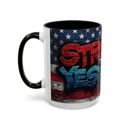 Eye-Catching - Stronger Than Yesterday Coffee Mug - Motivational Coffee Cup - Perfect Gift for Fitness Lovers - Entrepreneurs - &  Daily Inspiration