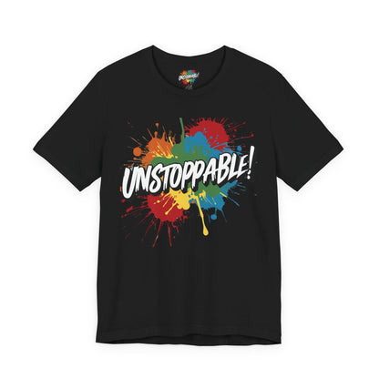 Unstoppable Design Tee - Vintage  Retro  Unisex  Tee - Classic  T-Shirt - Graphic Tee - Casual  Shirt - Short  Sleeve  Shirt