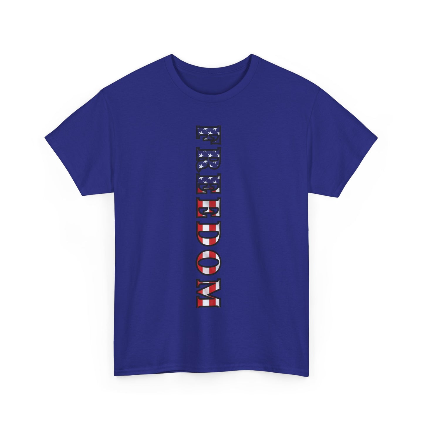 Freedom Patriotic T-Shirt - Red White Blue - American Flag Tee - Unisex S-5XL