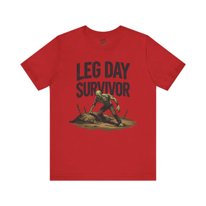 Leg Day Survivor Tee, Fitness Shirt, Workout Apparel, Gym Gift, Unisex Graphic Tee