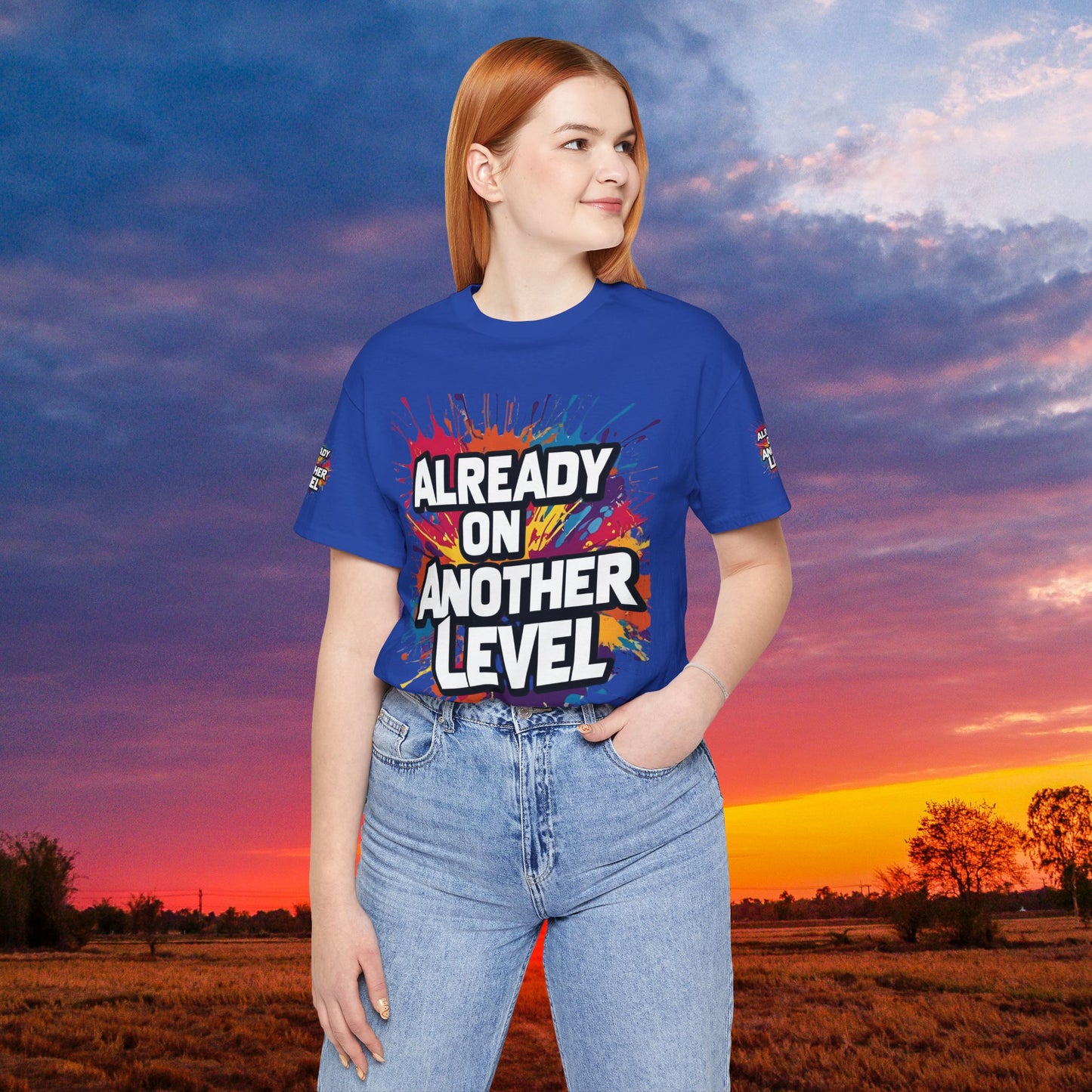 💥 Colorful  💥 Motivation  Tee 💥  'Already on Another Level'  💥 8  Different  Colors  💥 Sizes  XS - 5XL 💥